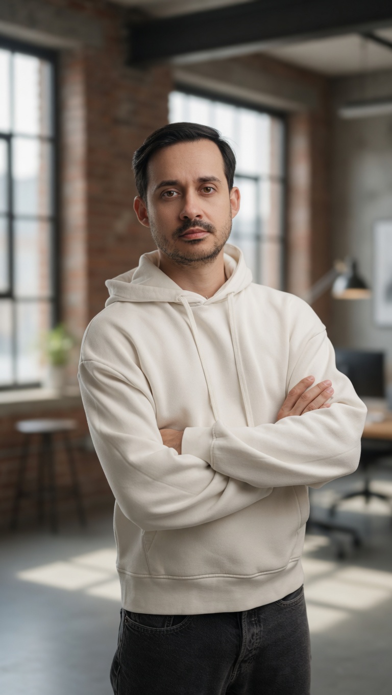 Danuț Oancă în mediul de lucru